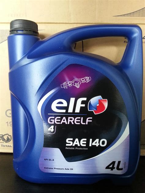 ELF Gearelf 4 SAE 140 API GL 4 Extreme Pressure Axle Oil