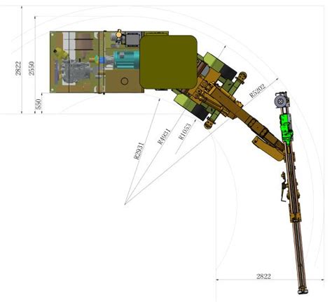 Drilling Rig KJ211 Underground Mining Drill Rigs And Tunneling Jumbo