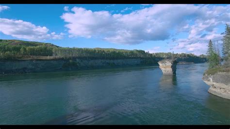 This Is What The Peace River Valley Looked Like Before Site C Dam Youtube