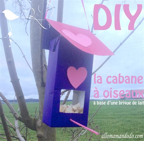 Diy Une Cabane Oiseau Base De Brique De Lait Allo Maman Dodo