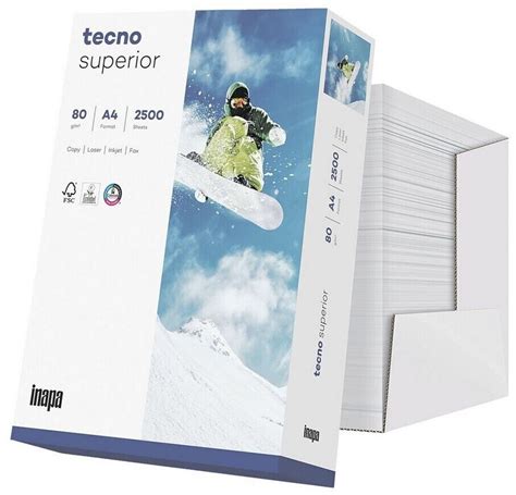 Inapa Tecno Superior A4 80g Maxi Box Ab 34 44 Preisvergleich Bei