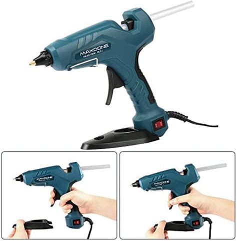 Maxdone Craft Full Size Hot Glue Gun Kit With Pcs Glue Sticks Heavy Duty W For Diy Art