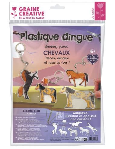 Kit Plastique Dingue Porte Cl S Chevaux Graine Cr Ative