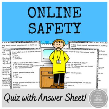 Online Safety Multiple Choice Quiz By High School With Hannah TPT