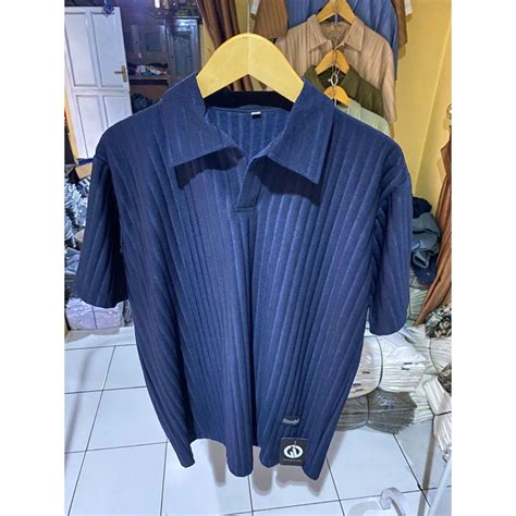 Jual Polo Shirt Pria Kaos Polo Knit Kerah Baju Polo Berkerah Motif