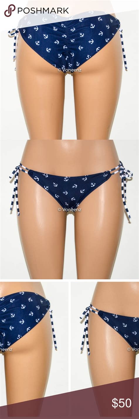 Sailor Anchor Scrunch Butt Cheeky Bikini Bottom Cheeky Bikini Bottoms