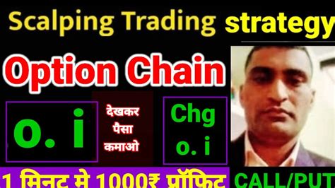 Option Chain में बस यही देखो Option Chain Strategy Option Chain Analysis Hindi Youtube