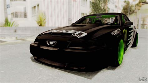 Ford Mustang Drift Monster Energy Falken Pour Gta San Andreas