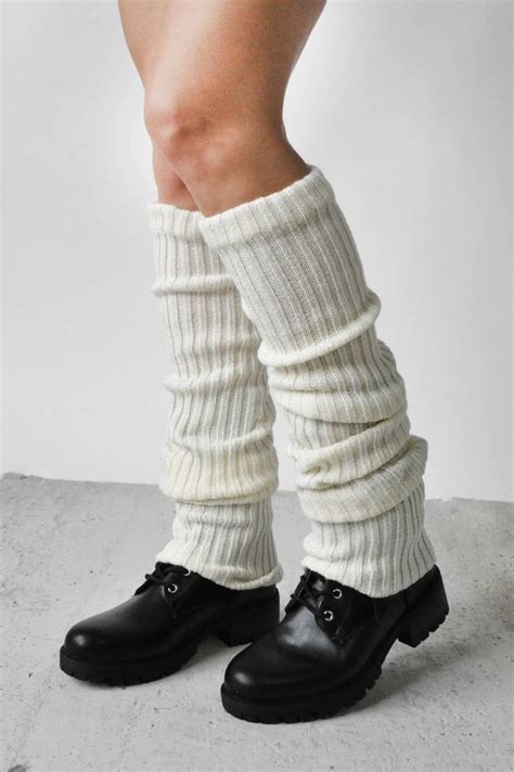 Heavy Rib Leg Warmers Noctex Warm Outfits Cute Outfits Emo Indie