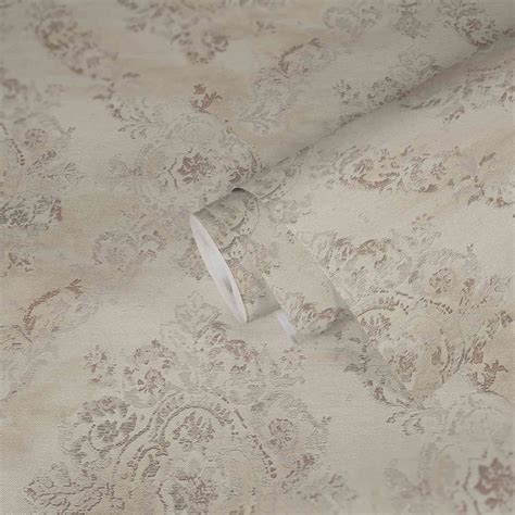 Vliestapete Barock Design Beige 38707 1