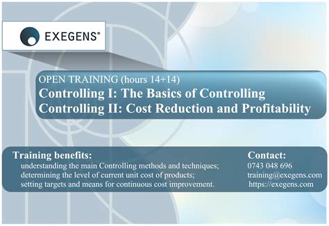 controlling training