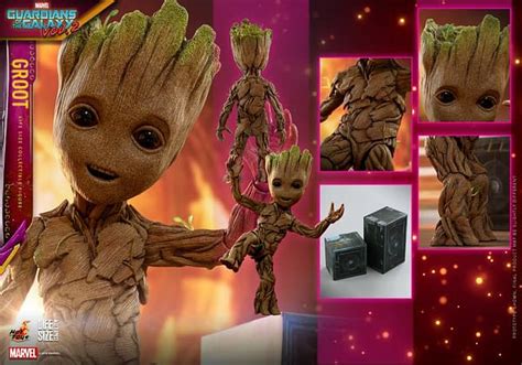 Baby Groot Life Size Figure Dances His Way To Collections From Hot Toys