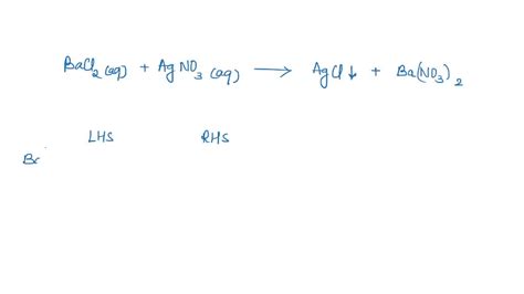 SOLVED Barium Chloride Reacts With Aluminum Chloride And Forms A