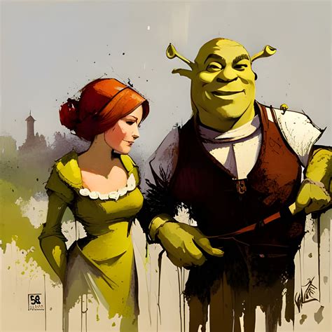 Shrek And Fiona Ai Generated Artwork Nightcafe Creator