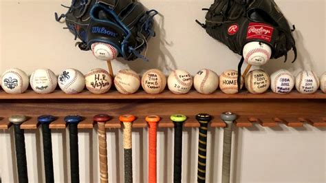 Diy Baseball Bat Display Rack Woodworking Plans Pahjo Designs