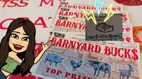 Barnyard Bucks New Montana Scratch Ticket Symbol For The Win