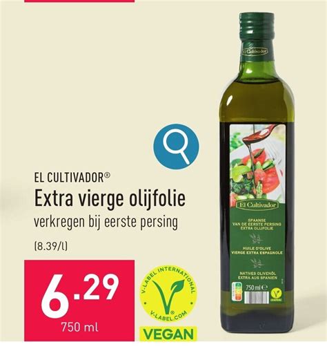 Extra Vierge Olijfolie 750 Ml Promotie Bij ALDI