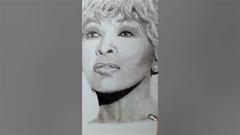 Remembering Tina Turner Realistic Drawing Tina Turner Time Lapse 6