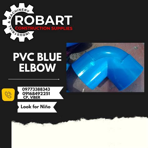 Pvc Blue Elbow Commercial Industrial Construction Tools Equipment