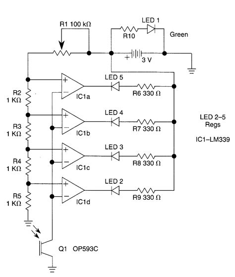 Lightmeter Measuringandtestcircuit Circuit Diagram