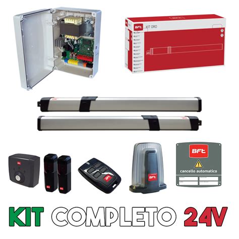 BFT GIUNO ULTRA BT KIT A20 AUTOMAZIONE ANTE BATTENTI OLEODINAMICO 24V