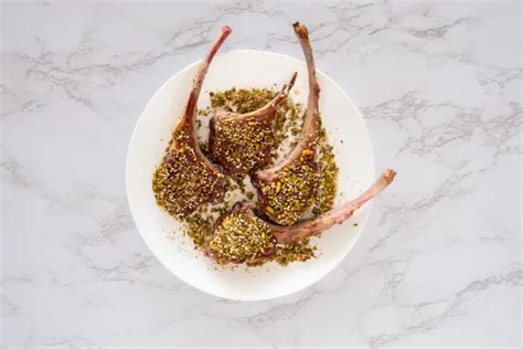 Dukkah Spiced Lamb Chops With Coriander Potatoes Jeweled Salad And