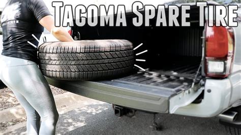 Toyota Tacoma Sport Spare Tire Removal Youtube