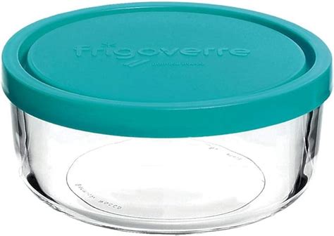 Bormioli Rocco Frigoverre 120X52Mm, 300Ml Blue Lid Round : Amazon.com ...