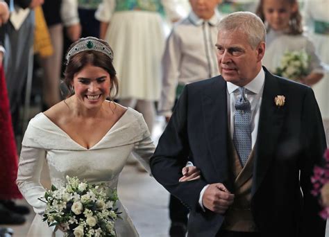 Prince Andrew And Sarah Ferguson At Eugenies Wedding Popsugar