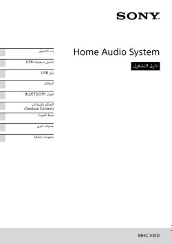 Sony MHC V41D El manual del propietario Guía del usuario