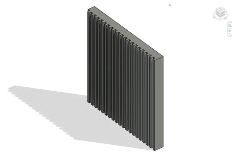 Solved How To Make A Corrugated Wall Panel Autodesk Community