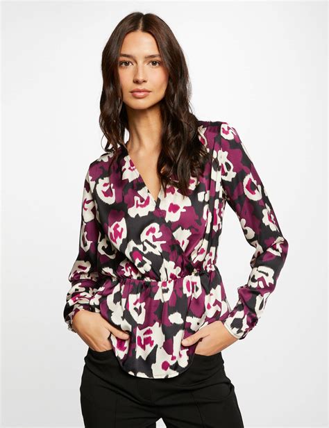 Blouse manches longues imprimé floral multico femme Morgan