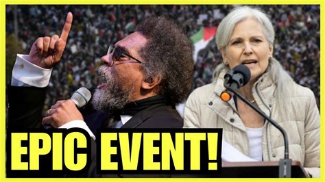 Cornel West Jill Stein Deliver At Epic Pro Palestinian Rally Clip