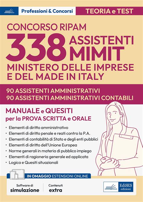 Concorso Posti Mimit Assistenti Amministrativi E Assistenti