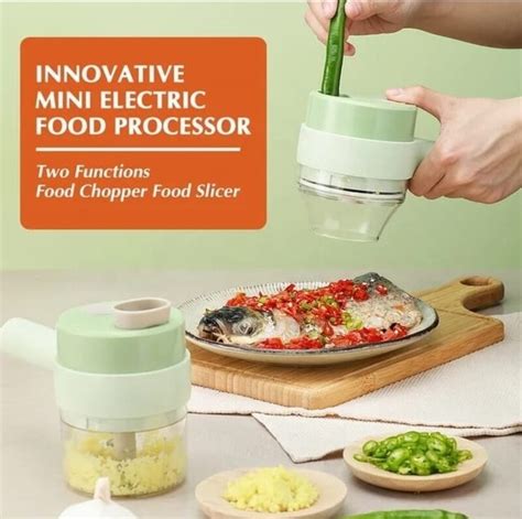 Madolin In Portable Electric Vegetable Cutter Set Elevate Your