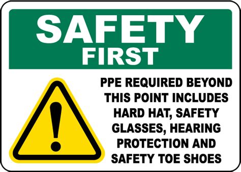 Ppe Required Sign Get Off Now