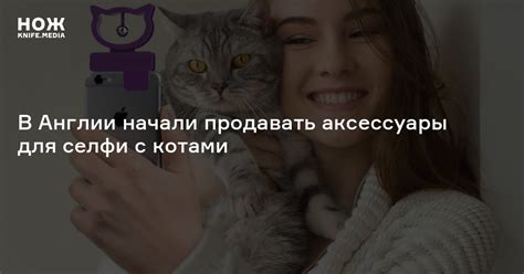В Англии начали продавать аксессуары для селфи с котами — Нож
