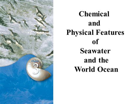 Chemical And Physical Features Of Seawater And The World Ocean Ppt