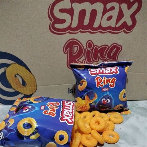 Jual Snack Makanan Ringan SMAX Ring Rasa Keju Satuan 1 Pics 12g