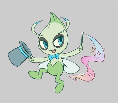 Celebi sketch by kazunekomori on DeviantArt