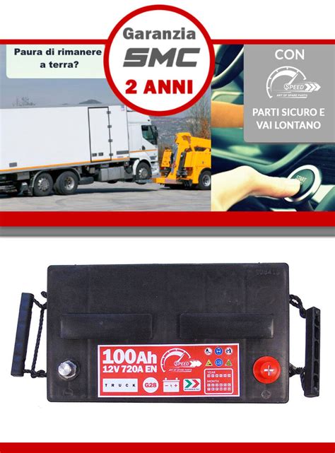 Batteria Camion Trattore Camper Speed Ah A Fiamm Akuma G