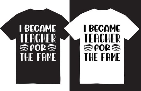 Teacher T Shirt Design 11082226 Vector Art At Vecteezy