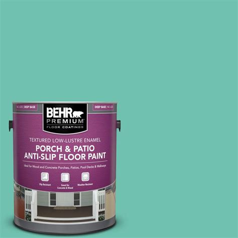 Behr Premium Gal P March Aquamarine Textured Low Lustre Enamel