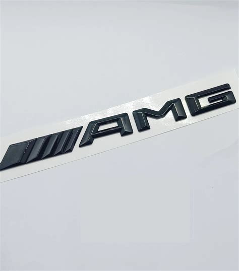 AMG Emblem Logo Mercedes Benz AMG Sticker Black Sticker Black Size 18 ...