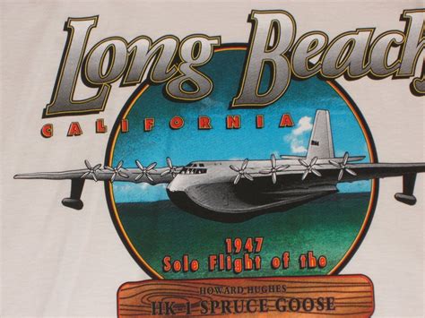 Hk 1 Spruce Goose Plane On A New White Extra Large Xl Tee Shirt