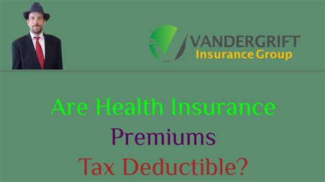 Are Health Insurance Premiums Tax Deductible Youtube