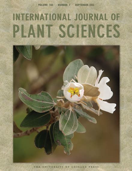 International Journal Of Plant Sciences Vol 186 No 1