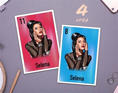 Digital Loteria Selena Quintanilla Printable Loteria Selena Etsy Uk