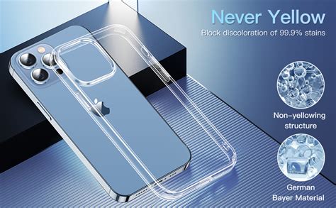 Casekoo Crystal Clear Designed For Iphone Pro Max Case Never