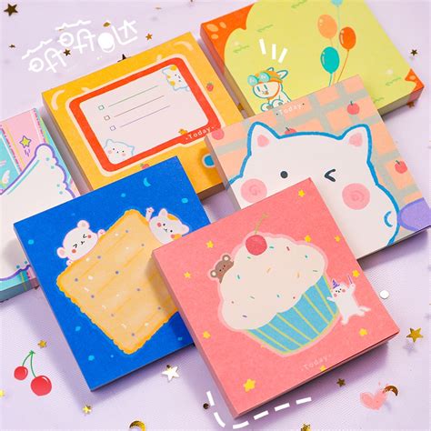 Mua Giấy Note Cute Giấy Ghi Chú Nhiều Màu Dễ Thương Dùng Ghi Nhớ đồ